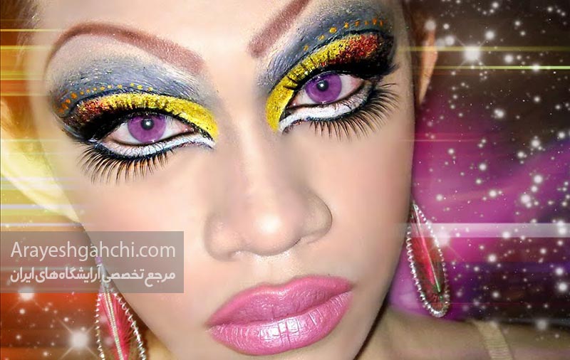 آرایش رنگی بد