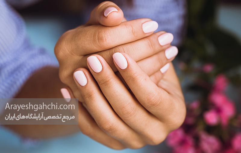 لاک ناخن ساده