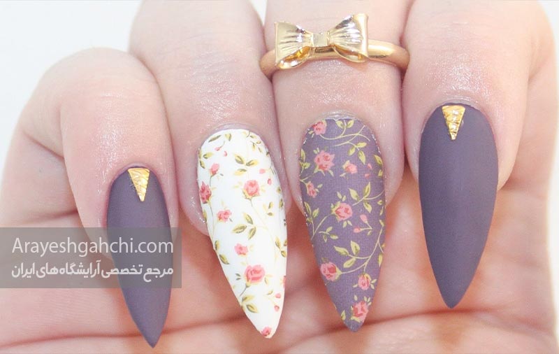 طراحی ناخن خیلی بلند
