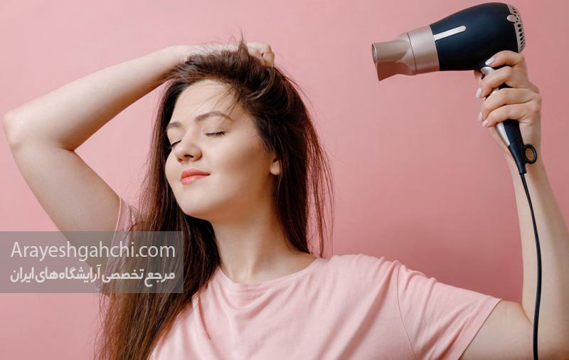 خشک کردن مو بعد از کراتین