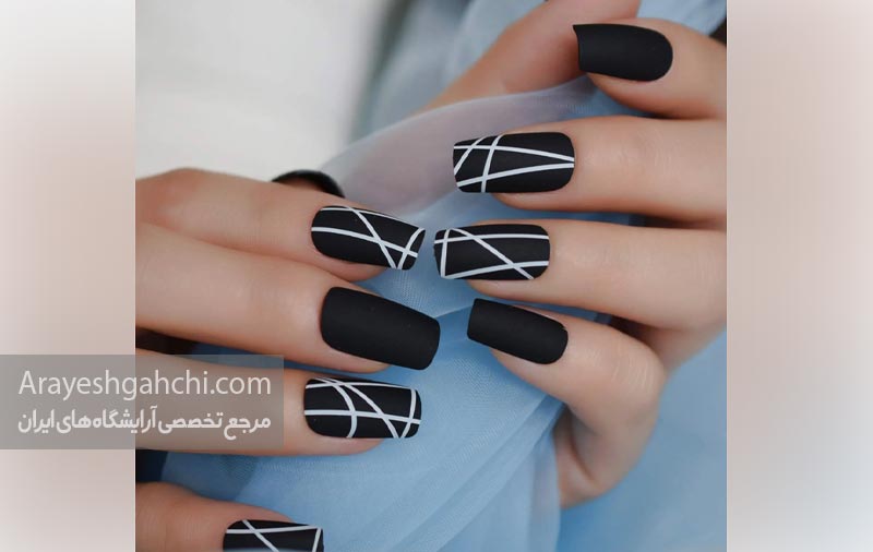 لاک مات خط دار