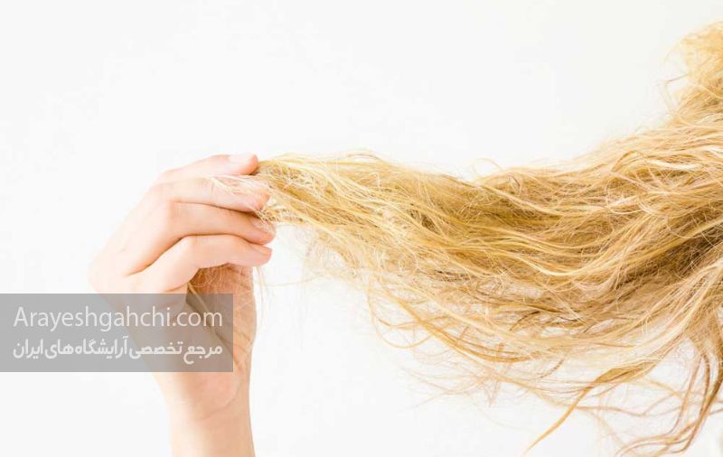 ترمیم موی آسیب دیده از دکلره