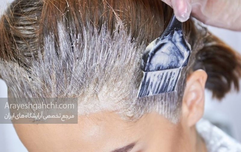نسبت اکسیدان به رنگ مو