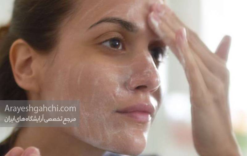 شستشو پوست خشک